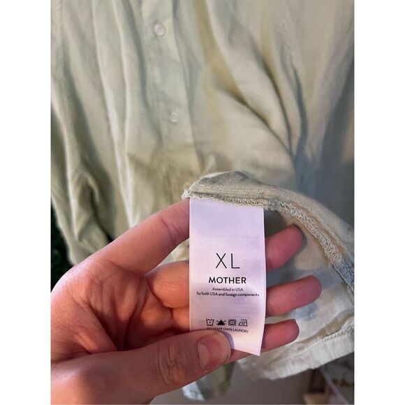 Mother The Sunburst Green Top Size XL NWT - Picture 6 of 7